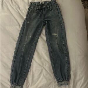 Rag & Bone Blue Denim Joggers